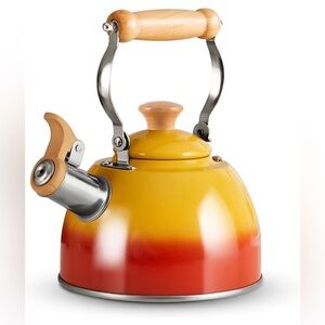 Small Tea Kettle, Tea Pot With Cool Touch Ergonomic Handle, Tea Kettle
